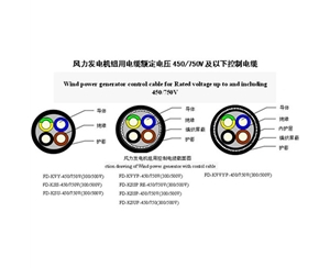 風(fēng)力發(fā)電機(jī)組用控制電纜