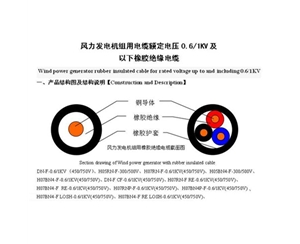 風(fēng)力發(fā)電機(jī)組用電力電纜